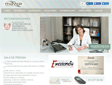 Tablet Screenshot of esteticamawa.com